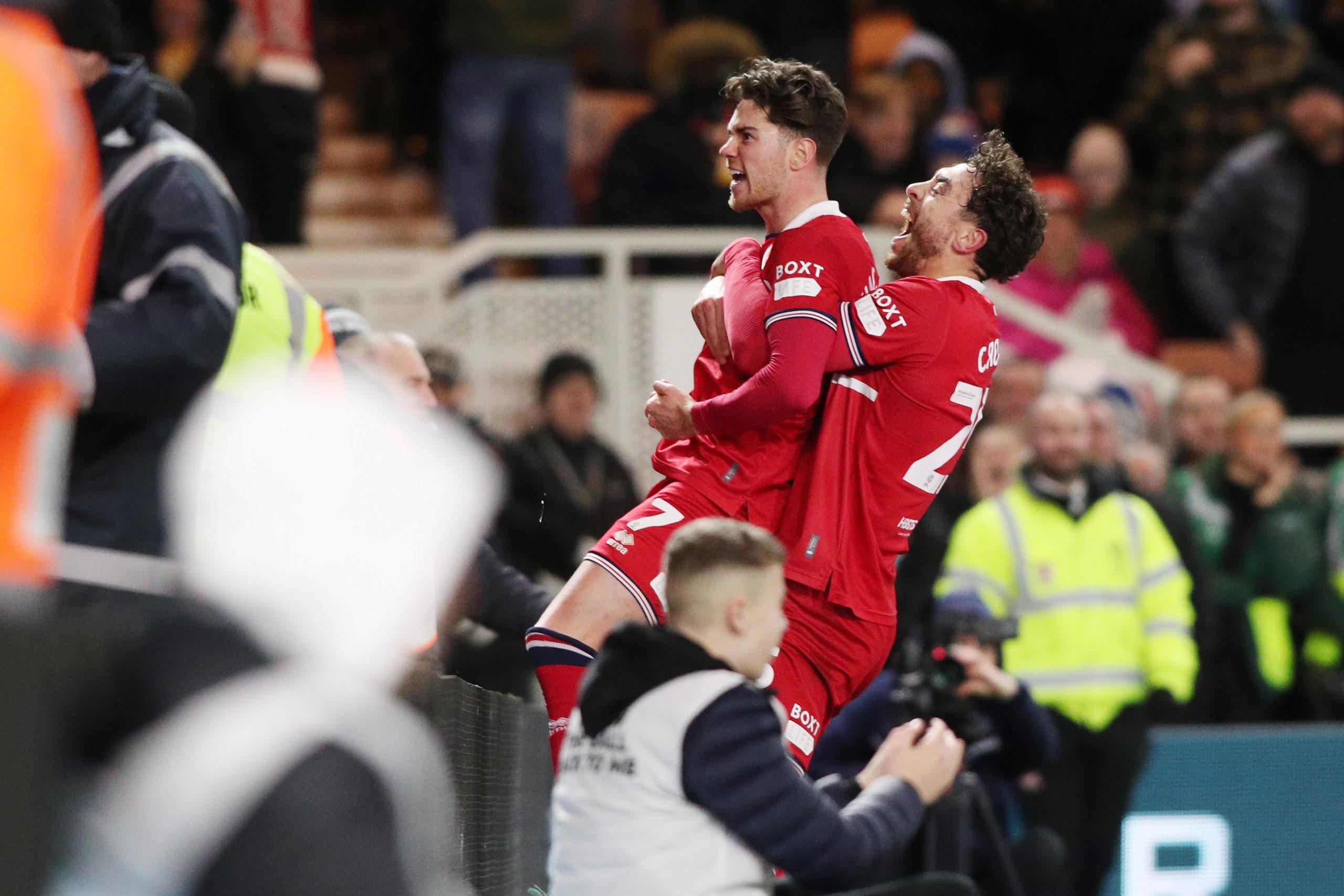 Read more about the article Redcar-born Hackney strikes winner as Boro take semi-final advantage